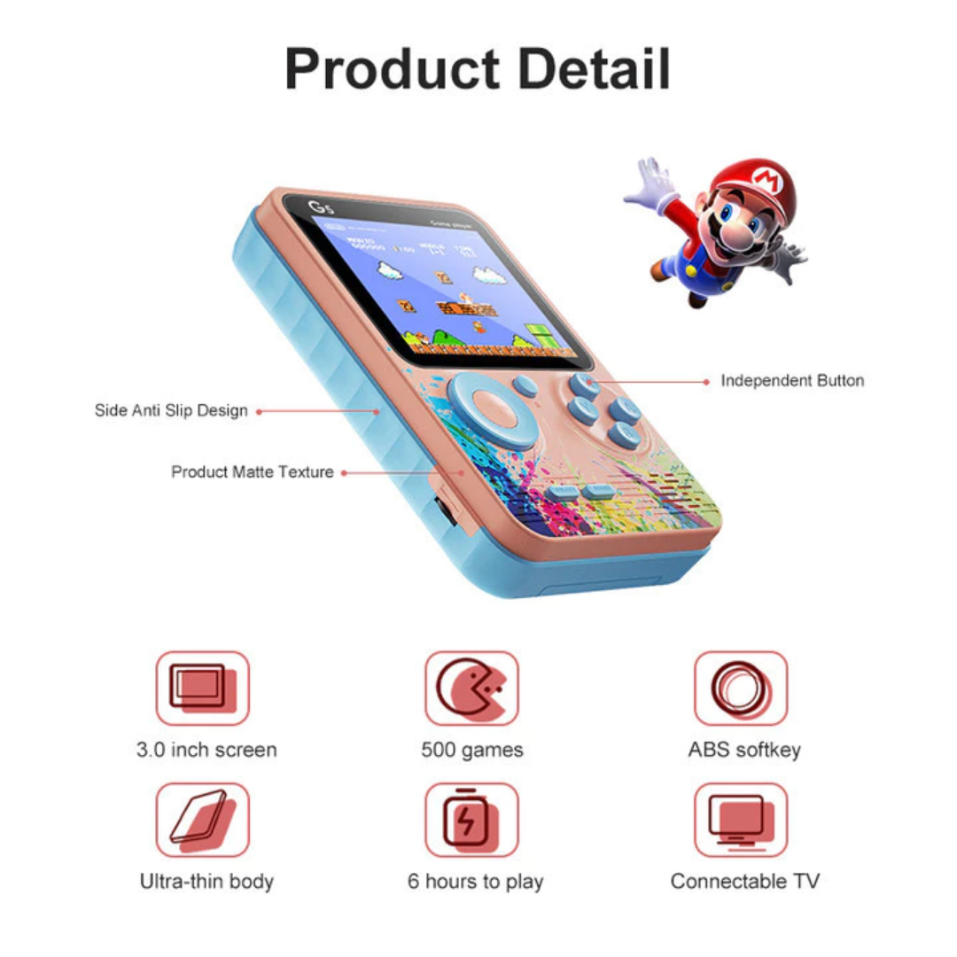 Pocket Play™ Game Console Retro Gameboy