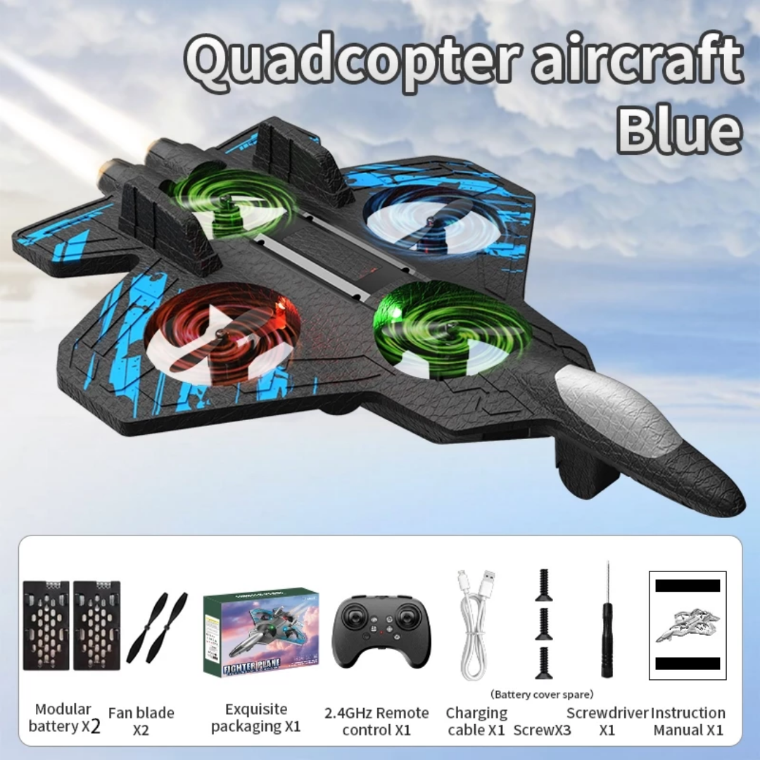 Quad-Axis ™ Jet Fighter RC Aircraft
