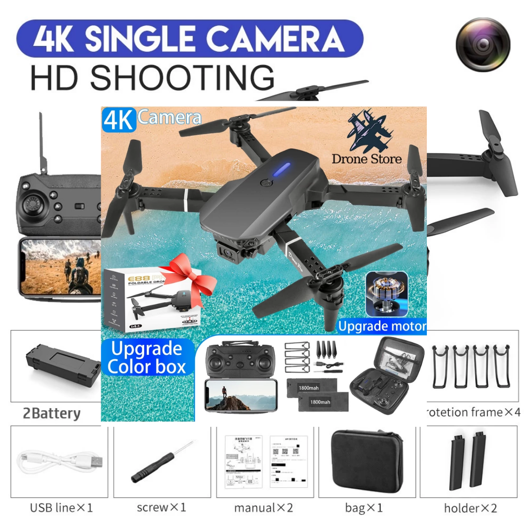 Vivid View Pro™  Drone 4K HD dual camera